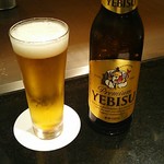 鉄板焼　季流 - 小瓶ビール 950円 2018年10月