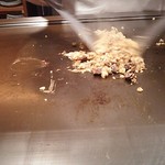 鉄板焼　季流 - ●●ステーキランチ」4,800円 (税サ込)X2人前 (①ご挨拶の一皿、②本日のスープ、③肉：国内産牛ロース 110ｇ＋フィレ 110ｇ、④野菜焼き、⑤御飯⇒ガーリックライス 変更+750円 赤出汁 香物、⑥アイスクリーム＆シャーベット、⑦コーヒー) 2018年10月