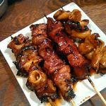 やきとん あかね - しろ、なんこつ、かしらあぶら、レバー