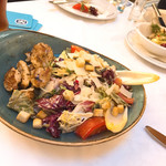 ZUM FRANZISKANER - シーザーサラダ的な菜っ葉。