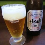 元祖大須カレー - 生がないので瓶ビール