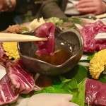 東心斎橋 ほおずき - ハートをごま油で