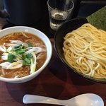 つけ麺屋しずく - 味噌つけ麺 大盛り 熱盛り 850円^ ^ お腹いっぱい^_^