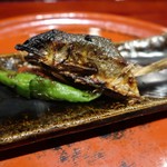 草喰 なかひがし - 今年最後の鮎かな