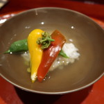 草喰 なかひがし - 鱧の椀物、優しいお出汁が美味い♪