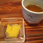 うな藤 - デザートのマンゴープリン