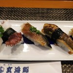 玄海鮨 - 追加  タイ、タコ、〆サバ、アナゴ！