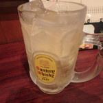 一八 - 角メガハイボール￥580（税抜）