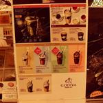 GODIVA - メニュー（2018年10月）