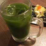 tokorozawakkokunseiizakayatoritonkun - 抹茶サワー。お茶が濃くて爽やか。