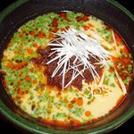 Chiyuu kashi yokudou mampuku tei - ﾀﾝﾀﾝ麺(辛さup)\820/まんぷく亭(茅ヶ崎)