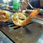 焼肉 高さん - えび、そりすぎ＾＾；