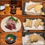 旬彩なないろ - ほろ酔いセット・季節の刺身