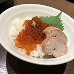 麺創 なな家 - 【限定】イクラと鮭白子の愛盛ミニ丼