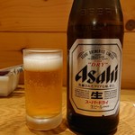 洋食屋 ペロリ - 瓶ビール(600円)
