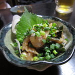九州酒場 びーどろ - 鯵のごま和えです