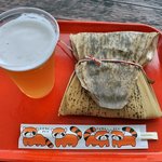 上野動物園 カフェカメレオン - 竹皮パンダ弁当（580円）
