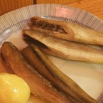 立呑み 晩杯屋 - 塩焼き魚２５０円