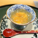 瞬 - ウニと栗のジュレ