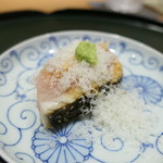 瞬 - サワラ炙りに吉田牧場のパルミジャーノ