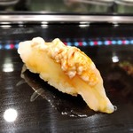 寿司大 - カワハギ肝のせ