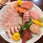 天潮 - ★刺し盛 天草のタコも美味い