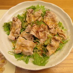 味処 大丸 - 豚しゃぶサラダ 750円