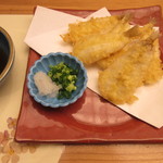 味処 大丸 - ふわっふわっ きすの天ぷら 800円