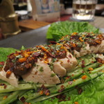 星の庵 風の色 - よだれ鶏 800円(2018年10月)