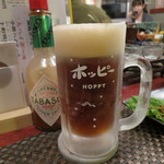 星の庵 風の色 - 三冷ホッピー・黒 500円(2018年10月)