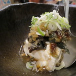 ピータン豆腐 500円（混ぜる前）(2018年10月)