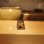 鮨 尚充 - 鮟肝スイカ奈良漬巻き