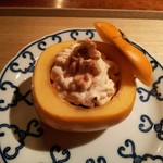 中島町倶楽部 - 柿釜白あえ、蒸し鮑やムカゴ等