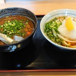 カレーうどん (1玉)＆ぶっかけうどん  冷(1玉)