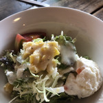 太陽のパスタ - ランチセットのサラダ