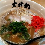 大かわ - とんこつラーメン