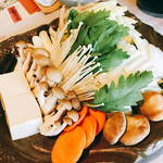 きじの松田屋 - 盛りだくさんの野菜