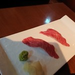 生粋 - 和牛あぶり握り