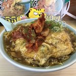 ポパイ - 天津風揚げかたやきらーめん丼680円