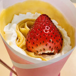 アオイ農園　ぶどうの木 - クレープはやっぱりイチゴが好き