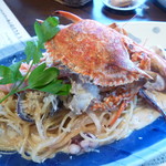 マーロウ - 魚介のブランデークリームソーススパゲティー