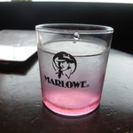マーロウ - お冷のグラス