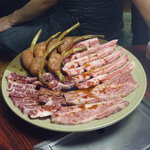 焼肉 高さん - ハラミとウインナーと上ロース