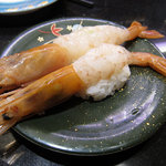 回し寿司 活 活美登利 - ボタン海老