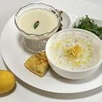 Cha cafe Wa - レモンの風味とミルクを両方楽しむ、ミルク粥です