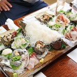 磯料理 一吉 - sashimi plate for 5 people　活造り　5人前