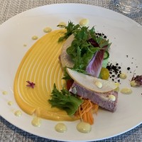 ビュー＆ダイニング コトシエール - 京丹波高原豚と秋の実りのパテ 様々に仕立てた季節の野菜〜サラダグルマン〜