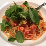 カンピオーネ - コースのパスタ（ひとり分）　個別にお皿ででてきます。