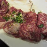 焼肉 まさ実や - 特選盛合せのハラミ