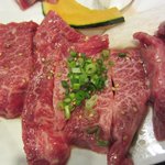 焼肉 まさ実や - 特選盛合せのロース